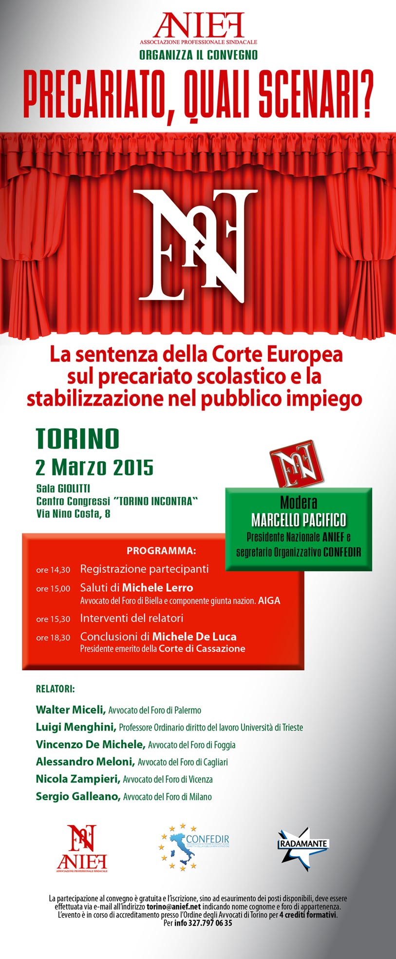 Locandina Convegno Anief TO 2marzo2015